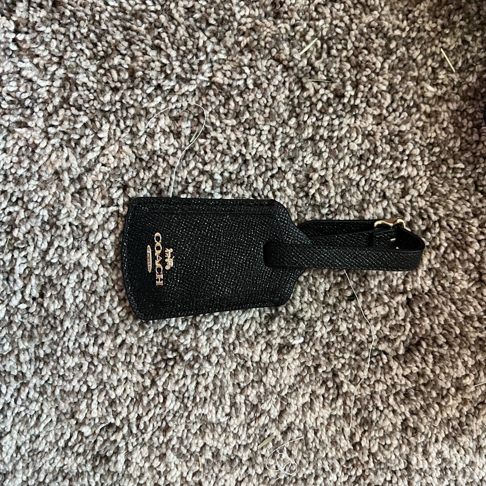 Coach Luggage Tag